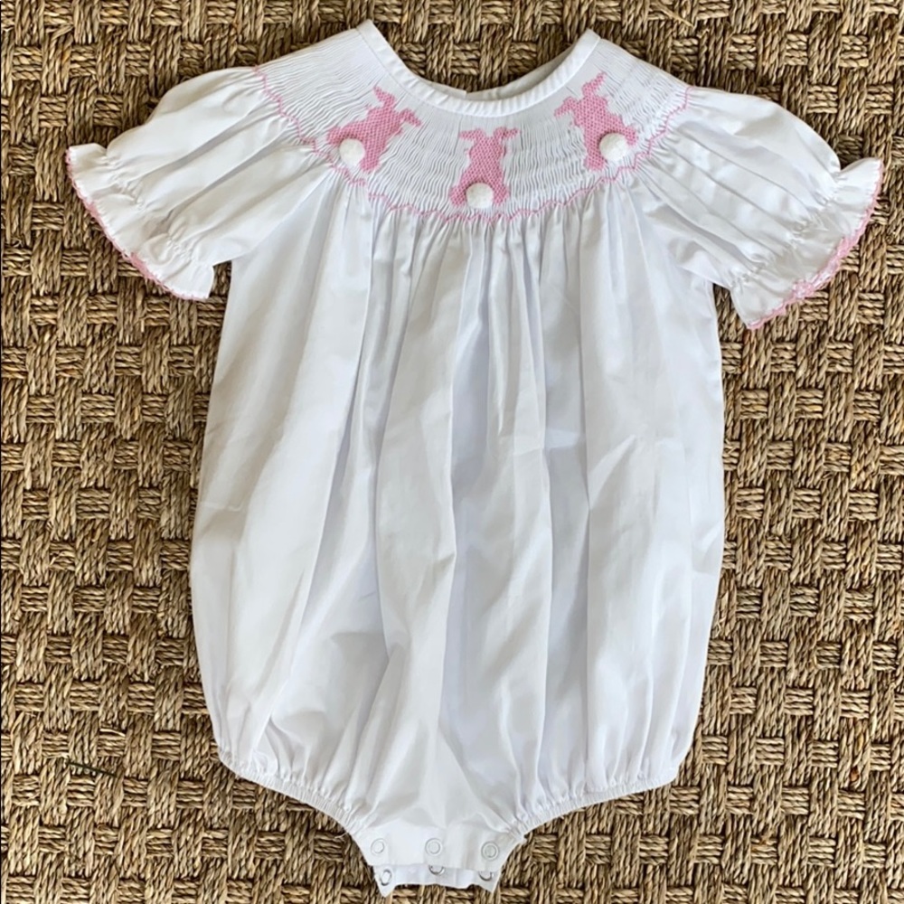 Easter smocked bubble